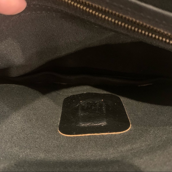 VINTAGE CELINE Black Clutch canvas leather - Picture 13 of 15